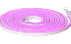 Utomhusdekorationer|230V Led Neonslang < Star Trading Ljusslang FlatNeon Rosa 12W 5m IP44