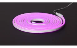 Utomhusdekorationer|230V Led Neonslang < Star Trading Ljusslang FlatNeon Rosa 12W 5m IP44