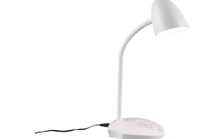 Skrivbordslampor < Reality Load Skrivbordslampa med QI-laddare LED vit