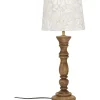 Bordslampor-PR Home Lodge Bordslampa 59cm Acanthus Brun/Beige
