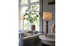 Bordslampor-PR Home Lodge Bordslampa 59cm Acanthus Brun/Beige