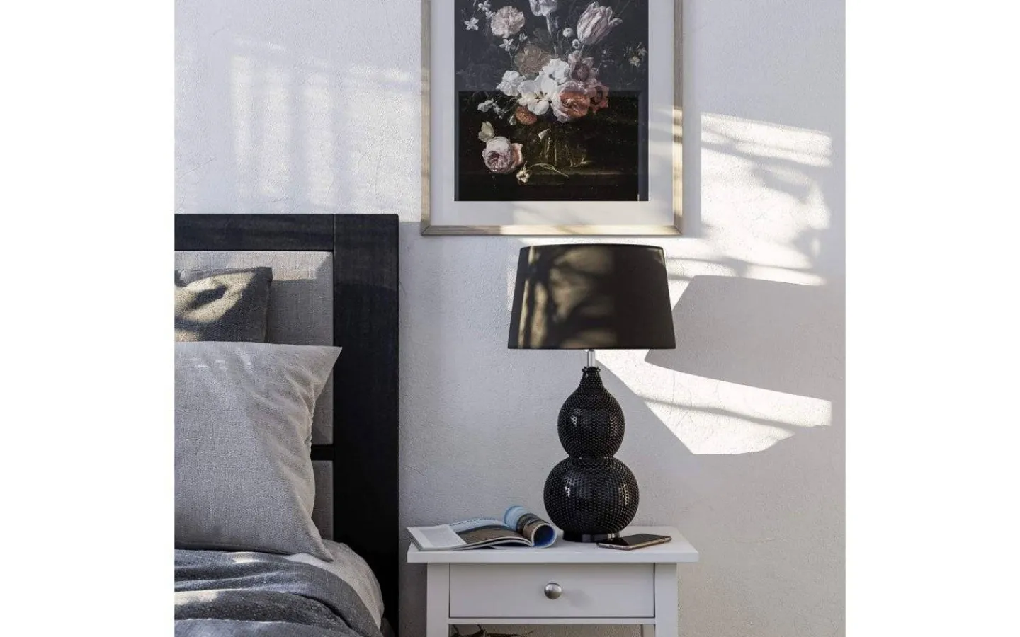 Vardagsrum|Sovrum < By Rydens Lofty Bordslampa 57cm Svart