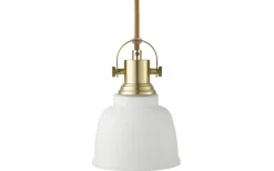 Fönsterlampor < Oriva Loke Fönsterlampa 12cm Borstad Mässing/Opal