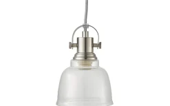 Fönsterlampor < Oriva Loke Fönsterlampa 12cm Satin Nickel/Klar