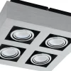 Plafonder < Eglo Loke Plafond 25cm LED Borstad Aluminium
