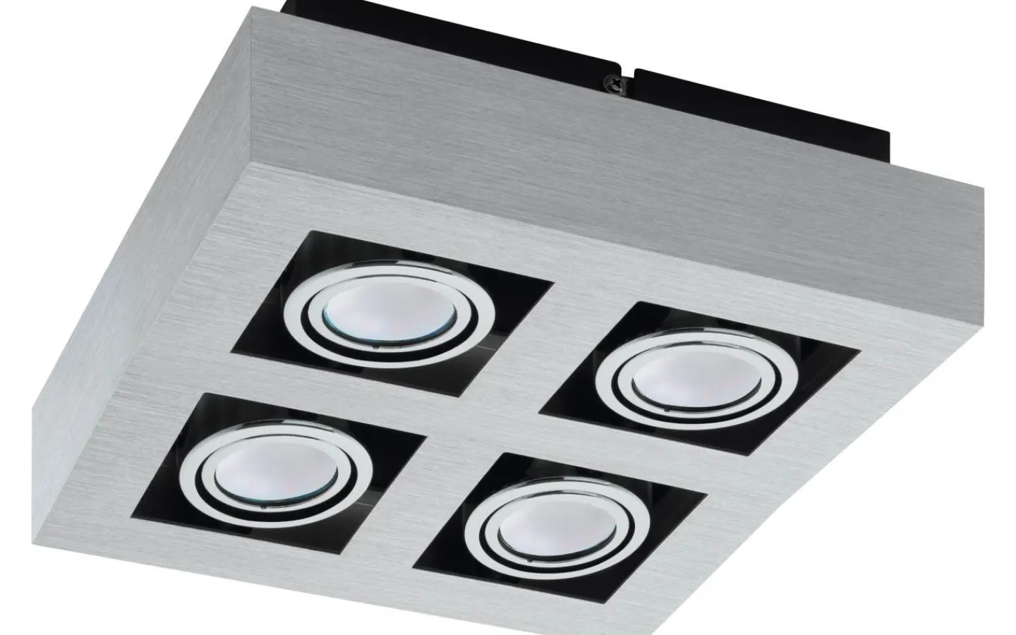 Plafonder < Eglo Loke Plafond 25cm LED Borstad Aluminium