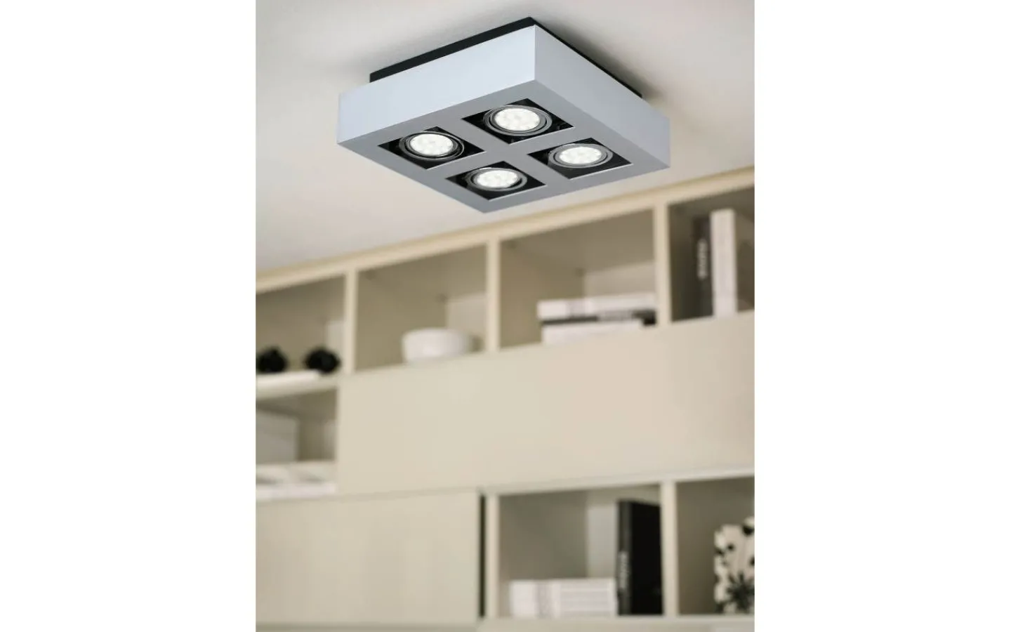 Plafonder < Eglo Loke Plafond 25cm LED Borstad Aluminium