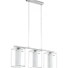 Avlånga Taklampor-Eglo Loncino 1 Taklampa 75cm Krom