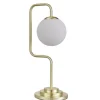 Bordslampor-Oriva London Bordslampa 45cm Borstad Mässing