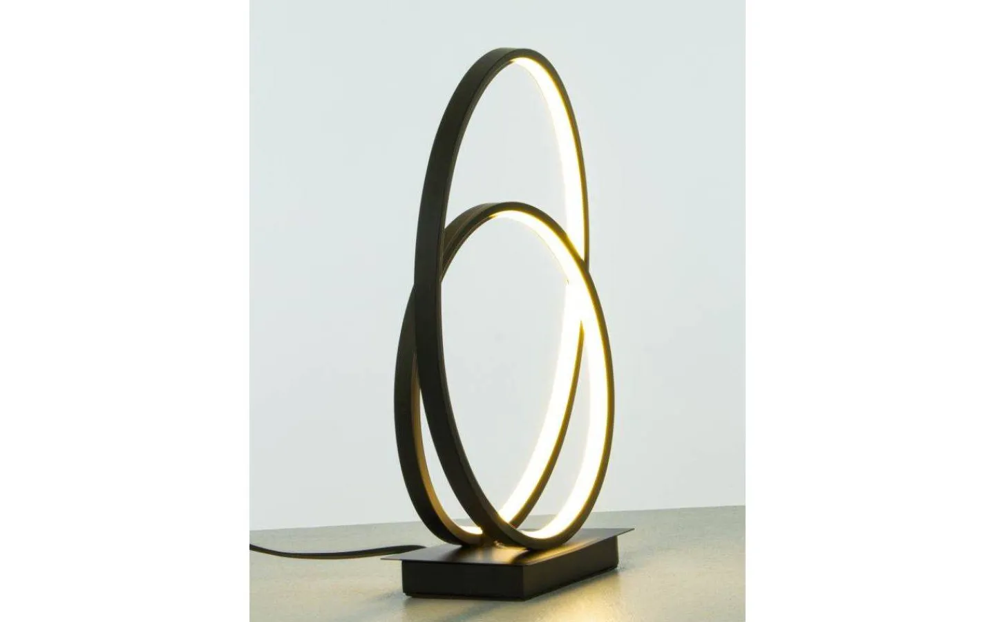 Bordslampor-Aneta Loop Bordslampa 37cm LED 14W 3000K Svart