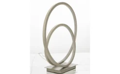 Vardagsrum|Bordslampor-Aneta Loop Bordslampa 37cm 3-steg DIM LED 14W 3000K Stål