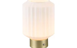 Uppladdningsbara Lampor Inomhus|Bordslampor-Reality Lord Bordslampa LED matt mässing/vit uppladdningsbar