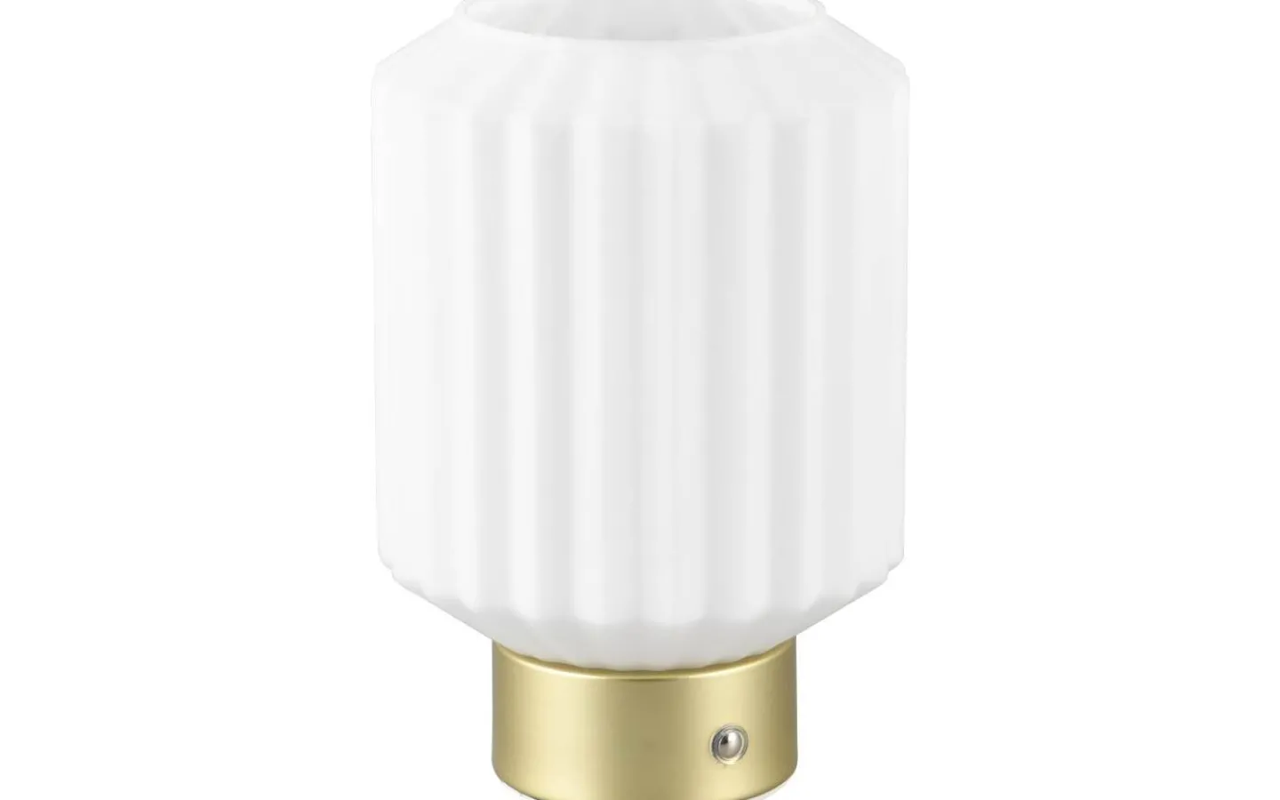 Uppladdningsbara Lampor Inomhus|Bordslampor-Reality Lord Bordslampa LED matt mässing/vit uppladdningsbar