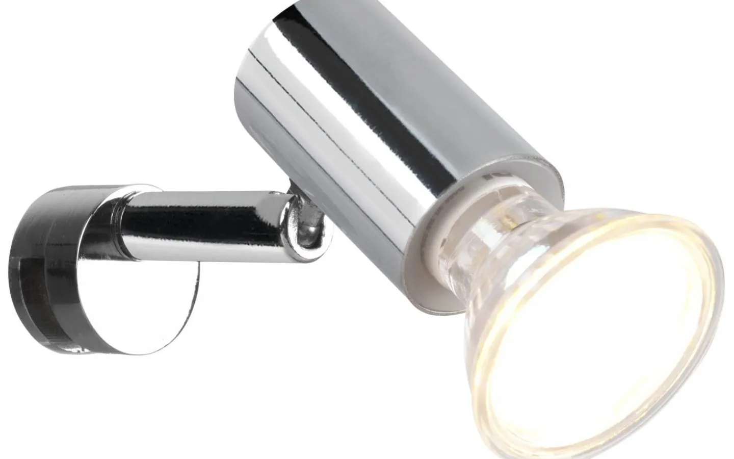 Badrumslampor Vägg-Trio Lighting Lorenzo H2O Vägglampa 1-dels GU10 krom IP44