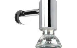Badrumslampor Vägg-Trio Lighting Lorenzo H2O Vägglampa 1-dels GU10 krom IP44