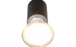 Badrumslampor Vägg-Trio Lighting Lorenzo H2O Vägglampa 1-dels GU10 mattsvart IP44