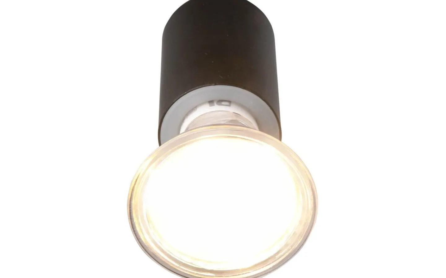 Badrumslampor Vägg-Trio Lighting Lorenzo H2O Vägglampa 1-dels GU10 mattsvart IP44