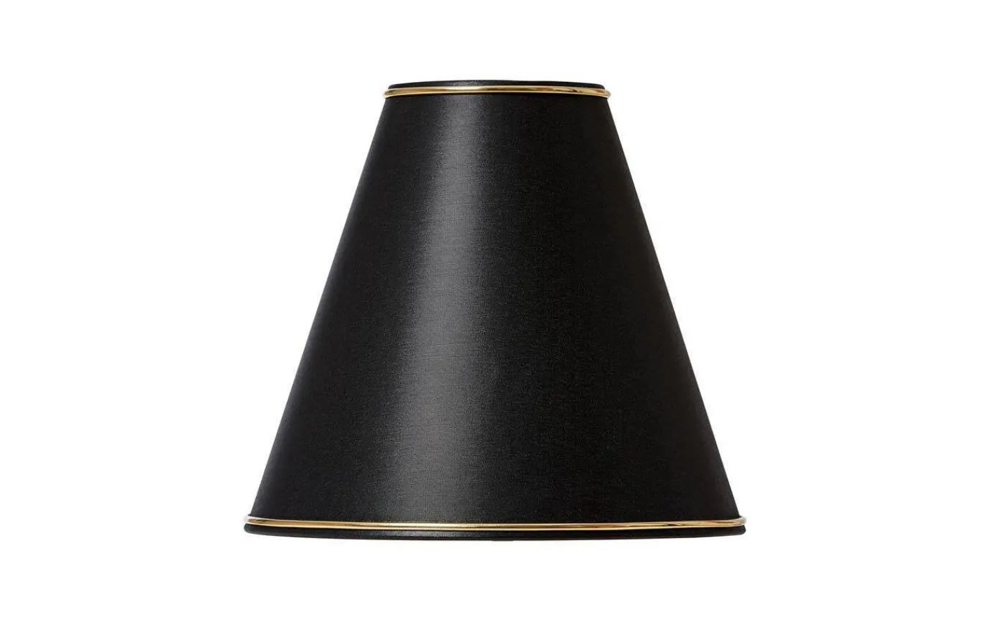 Toppringsskärmar < ArmaturHantverk Lotus Toppringskärm Ø21cm Svart