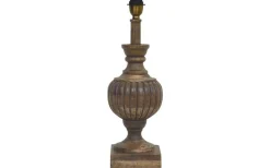 Lampfötter < Hallbergs Louis Lampfot 52cm Åldrat Trä