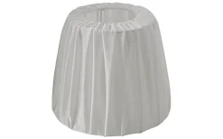 Plisserade Lampskärmar-Hallbergs Louren Plisserad Lampskärm Ø17cm Vit