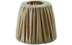 Plisserade Lampskärmar-Hallbergs Louren Plisserad Lampskärm Ø17cm Natur