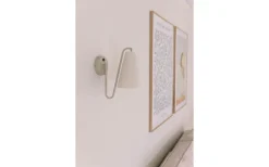 Lampetter-Globen Lighting Lou Vägglampa Vit Bouclé/Beige