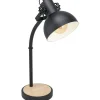Skrivbordslampor-Eglo Lubenham Bordslampa 57cm Svart/Brun