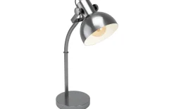 Skrivbordslampor < Eglo Lubenham skrivbordslampa 57cm Stålantik/Creme