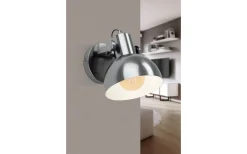 Läslampor < Eglo Lubenham 1 Vägglampa Stålantik/Creme