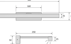 Badrumslampor Vägg|Badrum-Aneta Lucca Spegelbelysning LED 9W 3000K Vit IP44