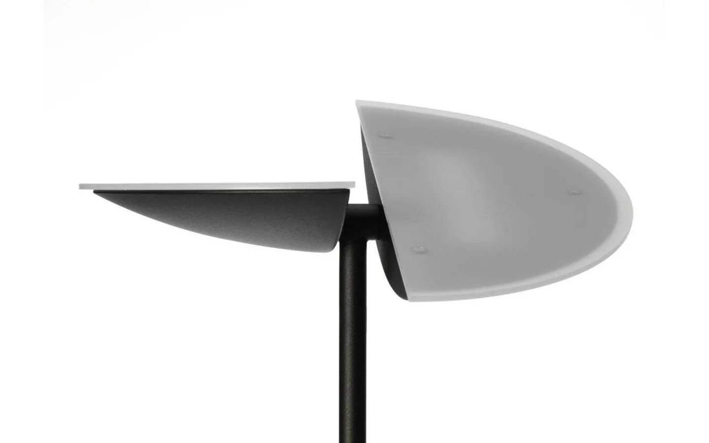 Uplight-Texa Design Lucius Golvlampa 1,8m LED 3000K 30W+6W Dimbar Svart/Krom