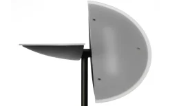 Uplight-Texa Design Lucius Golvlampa 1,8m LED 3000K 30W+6W Dimbar Svart/Krom
