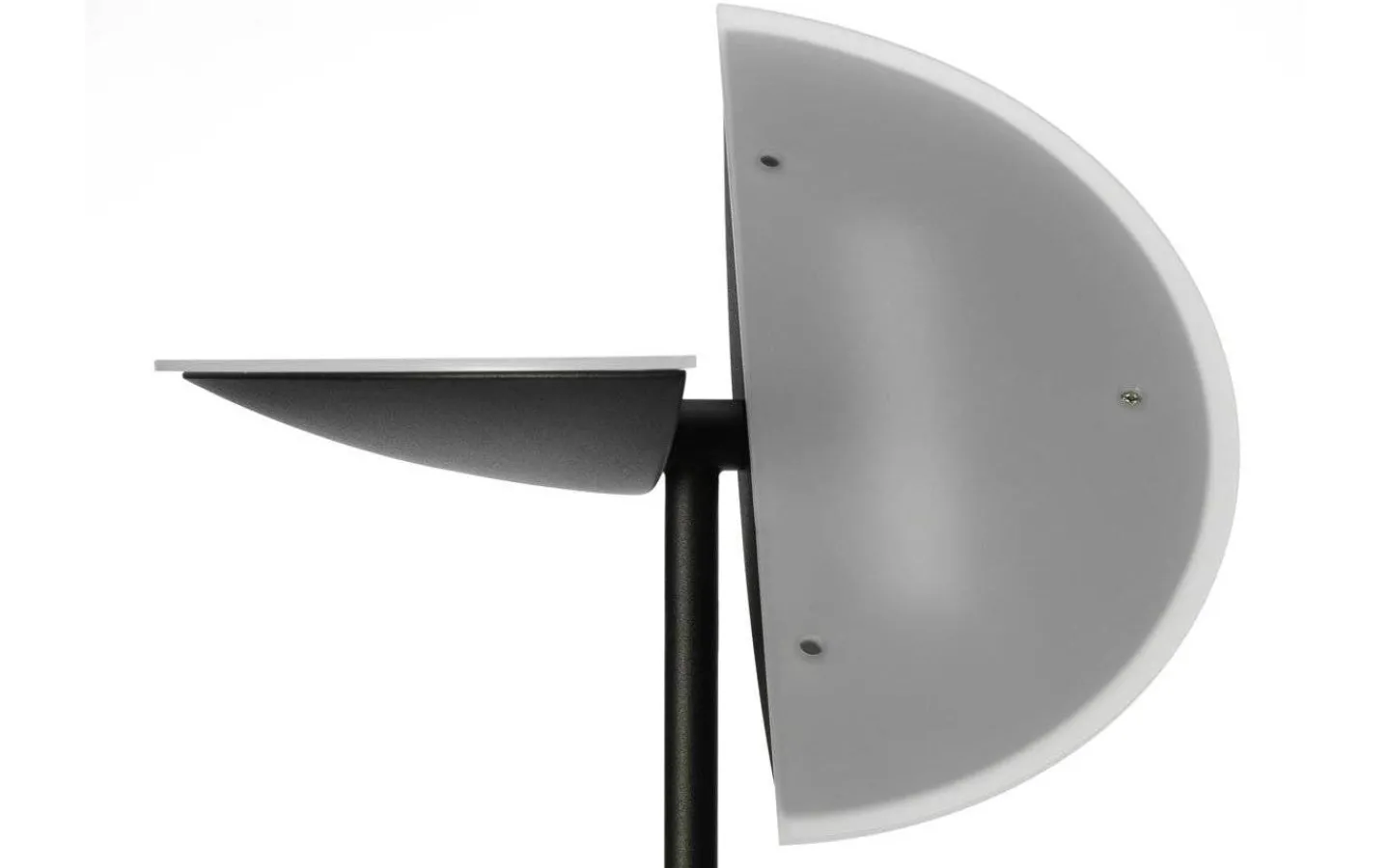 Uplight-Texa Design Lucius Golvlampa 1,8m LED 3000K 30W+6W Dimbar Svart/Krom