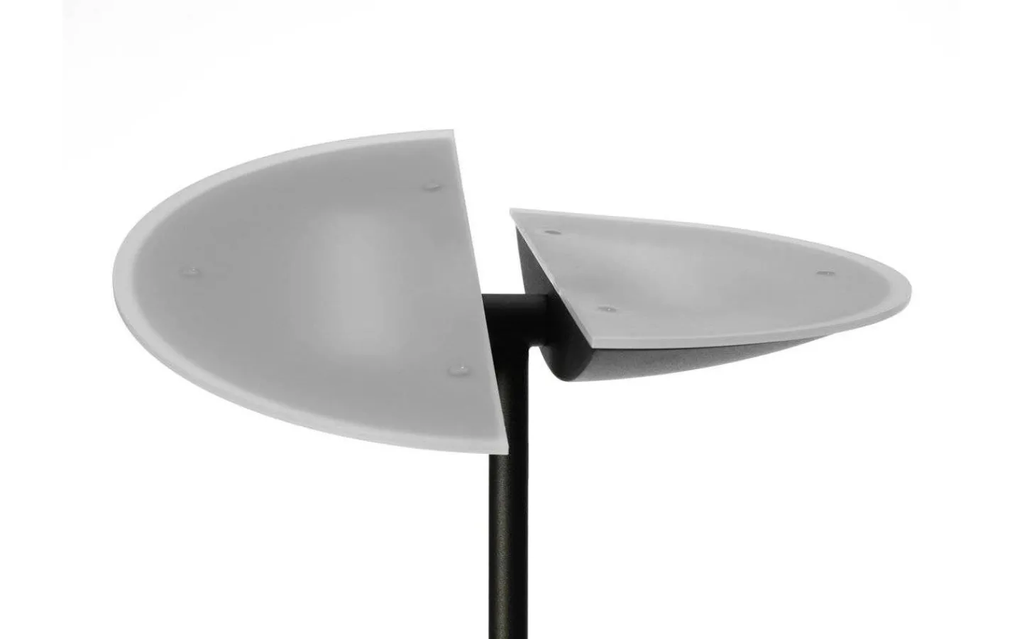Uplight-Texa Design Lucius Golvlampa 1,8m LED 3000K 30W+6W Dimbar Svart/Krom