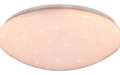 Plafonder < Reality Lukida Plafond LED 40cm vitt stjärnljus