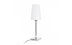 Vardagsrum|Sovrum-Rendl Lulu Bordslampa 59cm Vit/Krom