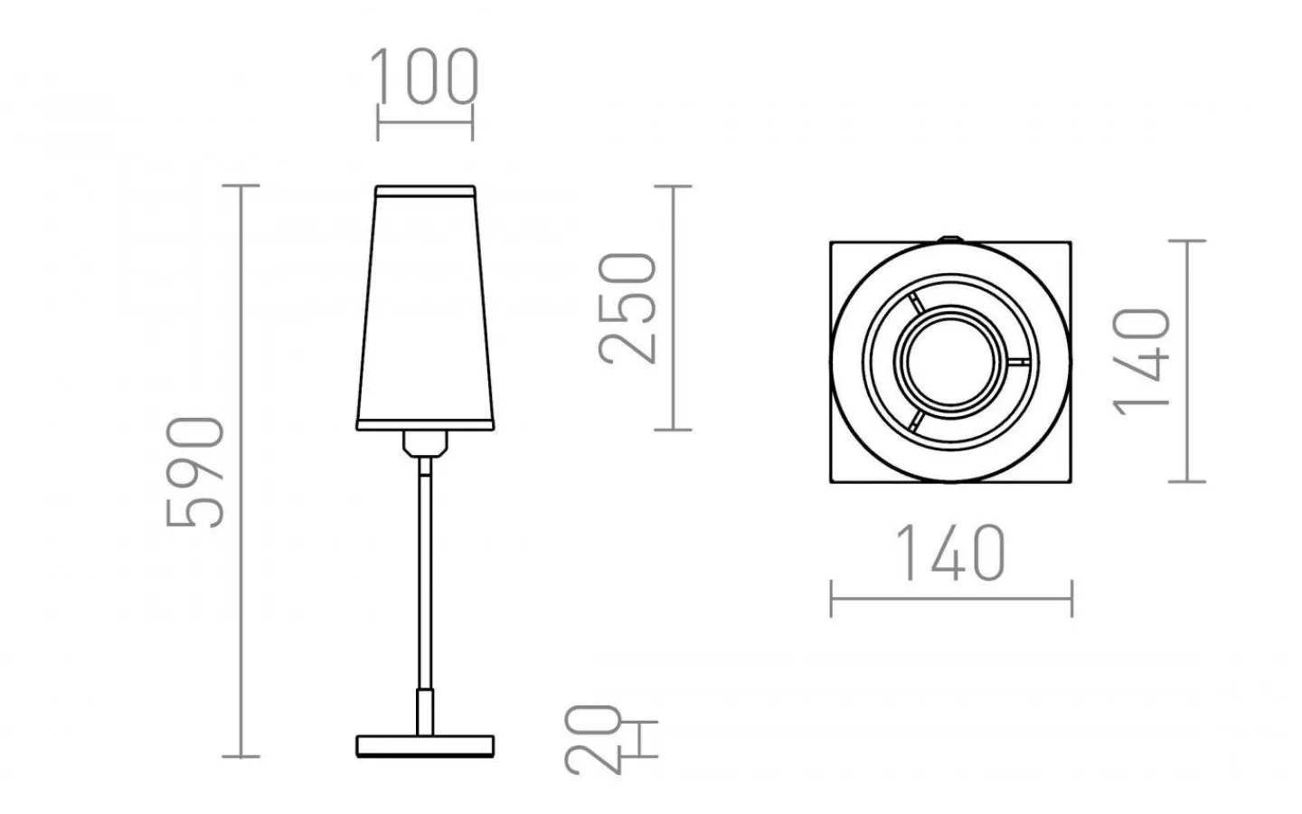Vardagsrum|Sovrum-Rendl Lulu Bordslampa 59cm Vit/Krom