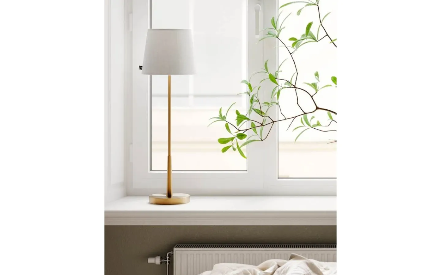 Bordslampor < By Rydens Lumi Bordslampa 68,5cm Guld/Vit