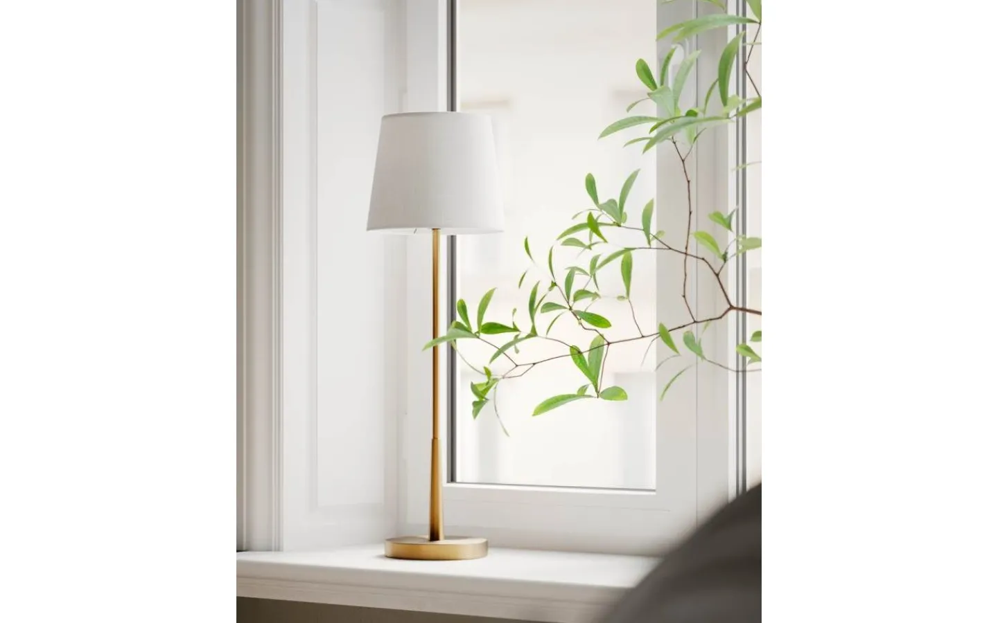 Bordslampor < By Rydens Lumi Bordslampa 68,5cm Guld/Vit