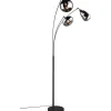 Golvlampor|Golvläslampor < Trio Lighting Lumina Golvlampa 3-delad E14 mattsvart
