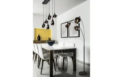Golvlampor|Golvläslampor < Trio Lighting Lumina Golvlampa 3-delad E14 mattsvart
