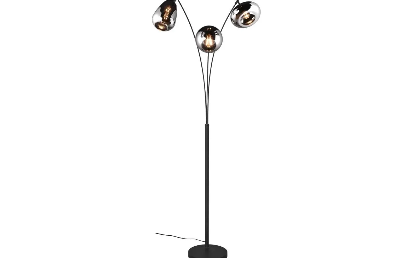 Golvlampor|Golvläslampor < Trio Lighting Lumina Golvlampa 3-delad E14 mattsvart