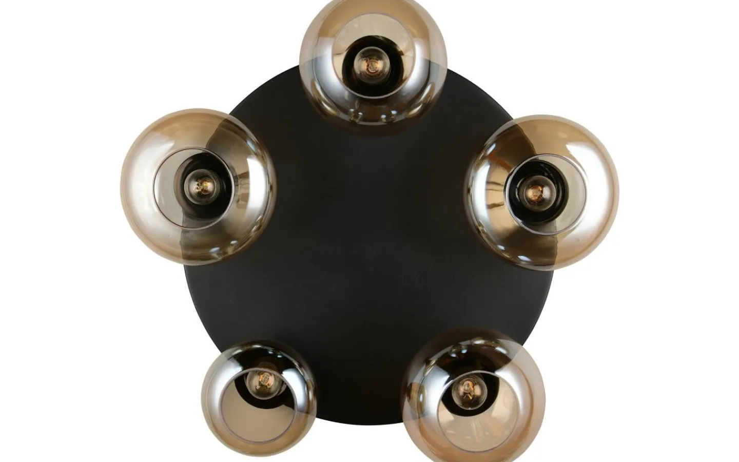 Plafonder-Trio Lighting Lumina Plafond 5xE14 bärnsten