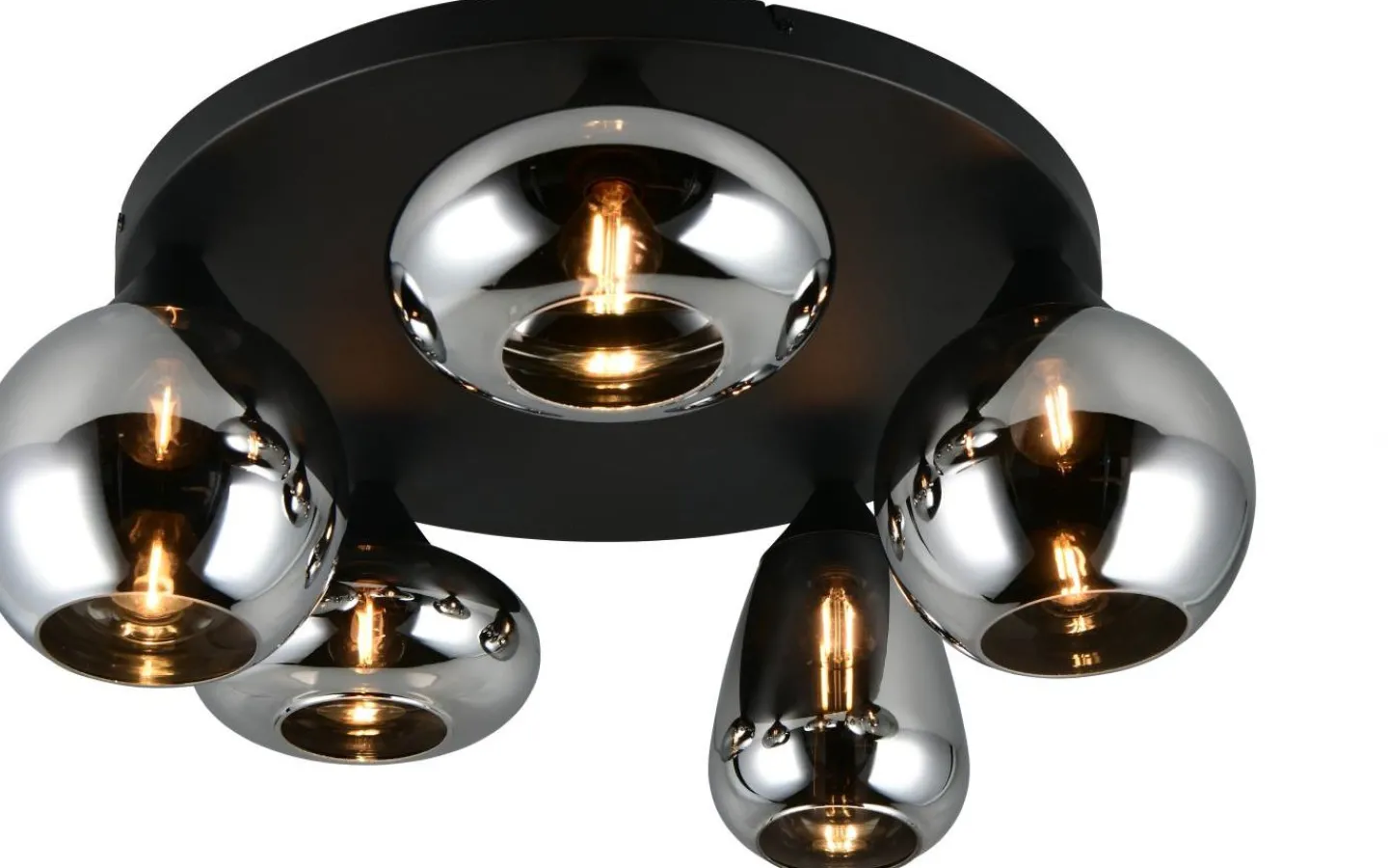 Plafonder < Trio Lighting Lumina Plafond 5xE14 förkromad