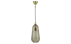 Fönsterlampor-Oriva Luna Fönsterlampa 19cm Borstad Mässing/Rök