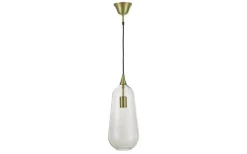 Fönsterlampor < Oriva Luna Fönsterlampa 19cm Borstad Mässing/Klar