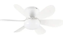 Takfläktar < Reality Lund Takfläkt 53cm LED matt vit