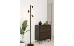 Golvläslampor < Eglo Lurone Golvlampa 160cm Svart