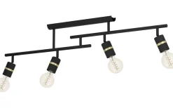 Plafonder-Eglo Lurone Plafond 100cm Svart