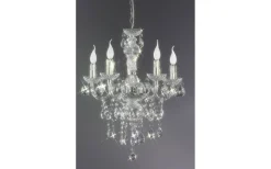 Kristallkronor-Reality Luster Kristallkrona 52cm 5-delad E14 transparent